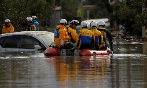       台风“海贝思”袭日致44人死 关东地区数万