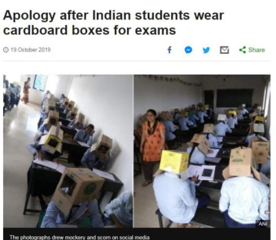 <b>无极4平台好不好为防考试作弊 印度一学校让学生</b>