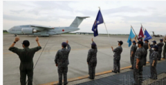 <b>日本C-2运输机抵达巴基斯坦伊斯兰堡，无极4平台</b>